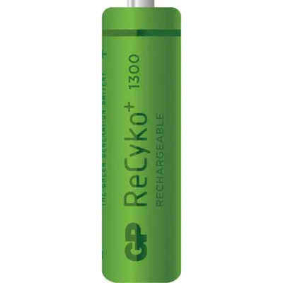 Image de Gp Batterie rechargeable Aa, 1300Mah, Nimh, Mignon, 4Er Blister