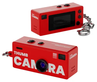 Zdjęcie produktu dla Aparat fotograficzny ZELURXX Mini dla dzieci – modny dodatek i zabawka, prezent dla uczniów, z filtrami, 32 GB, czerwony