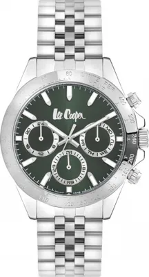 Produktbild von Herrenuhr LEE COOPER LC07963.370 in Grün, modisch als Geschenk.