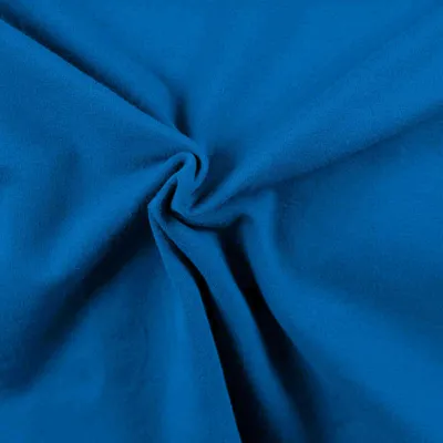 0,5m Baumwoll-Jersey uni Meterware Jersey-Stoff königsblau