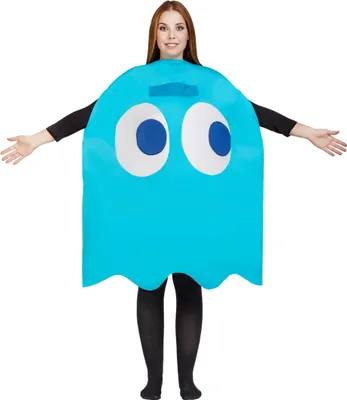 Obrázek produktu pro Modrý duch Pac-Man kostým pro dospělé - univerzální velikost