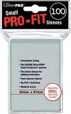 Product packaging for card sleeves.