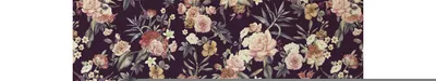 Produktbild von Coloray Fototapete 290x290 cm Latextapete Magicstick - Weinleseblumengarten-Blumen