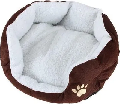 Obrázek produktu pro Koš pro zvířata, psí bouda, polštář, odnímatelný pelíšek pro psy, kočky a jiná zvířata, velikost S 46 x 42 x 15 cm