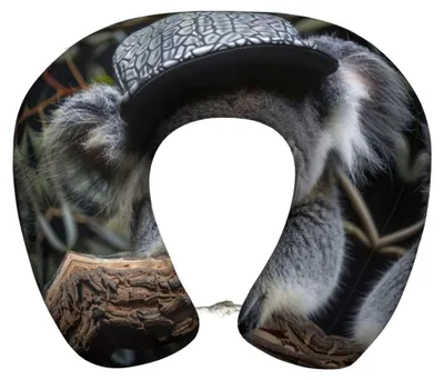 Produktbild von Reisekissen in Koala-Form mit Nackenstütze aus Memory-Schaum