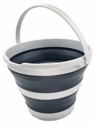 Image de Seau en plastique pliable pour une utilisation extérieure
