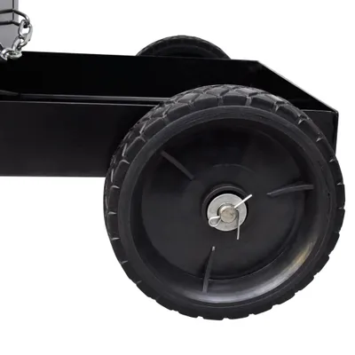 Immagine prodotto di vidaXL Carrello per saldatura nero Carrello manuale con 3 ripiani