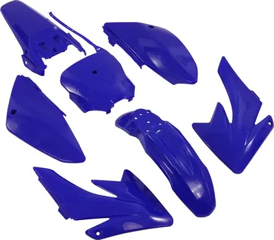 Produktbild von HMParts Verkleidung SET Dirt Bike Pit Bike CRF 70 - Style Typ 6 blau