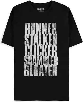 Produktbild von The Last Of Us - Run Stalk Click Shamble Bloat - Men's Short Sleeved T-shirt - 2XL