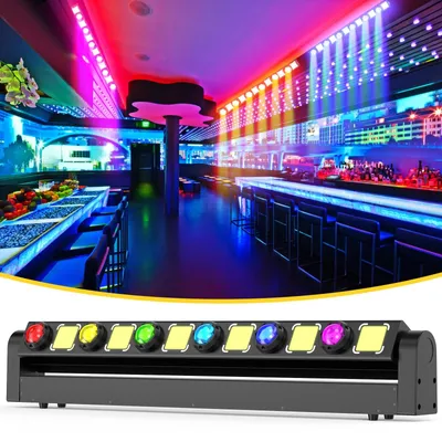 Obrázok produktu pre Preskakovacie svetlo - Diskolampy - Osvetlenie pódia - Osvetlenie pre DJov - RGBW stenné svietidlo - LED reflektor s výkonom 150 W
