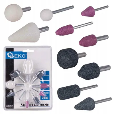Immagine prodotto di GEKO Accessori per levigatrice diritta 3 mm/6 mm, 10 pezzi G01212