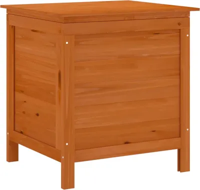 Produktbild von vidaXL Gartentruhe Braun 50x49x56,5 cm Massivholz Tanne