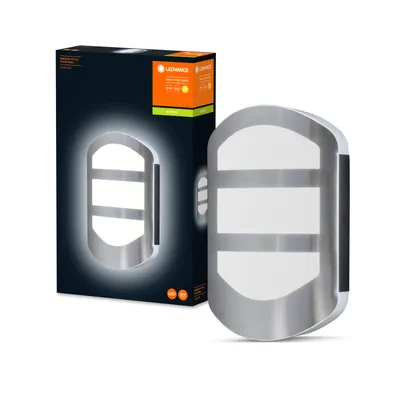 Produktbild von LEDVANCE LED Wand- und Deckenleuchte, Design Leuchte in flacher Optik für Außen, Warmweiß (3000K), 12W, ENDURA STYLE PLATE WALL