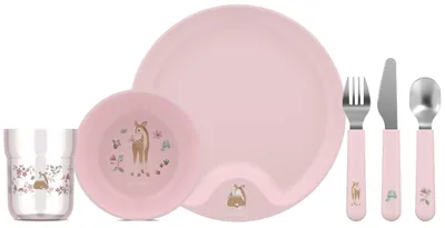 Imagen del producto de Juego de vajilla infantil Mepal Mio, 6 piezas - Jardín de Hadas. Mio. Exhibidores / Sets. 108041065406. 8720294049081