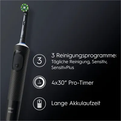 Zdjęcie produktu dla Oral-B Vitality Pro D103 Duo Black/Lilac Violet