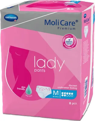 Produktbild von Hartmann MoliCare Premium lady pants 7 Tropfen Größe M Inkontinenzhose Pants Damen 4 x 8 Stk.