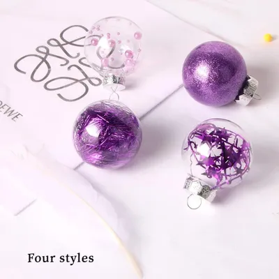 Produktbild von Weihnachtskugeln Set, 20 Stück, 6 cm, bruchsicher, für Weihnachtsbaum