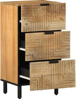 Image de vidaXL Buffet brun 40x33x75 cm bois massif mangue