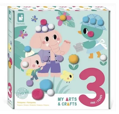 Image de Janod Pompons 3 ans - activite creative