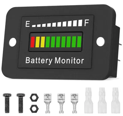 LED-Batteriestandsanzeige 12–72 V für Golfwagen, Gabelstapler