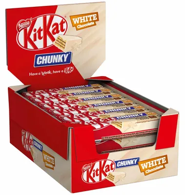 Obrázek produktu pro KitKat 12556997 KitKat Chunky white Schokoriegel 24x 40,0 g