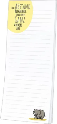 Produktbild von Magnet Notizblock Mit Abstand...,  Kühlschrankmagnete Kühlschrankmagnet