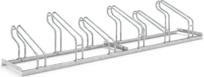 Produktbild von Fahrradständer Bügelparker 2056 BF | 6 Räder einseitig | RA 390mm