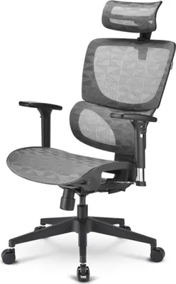 Produktbild von Sharkoon OfficePal C30M, Netz-Sitz, Netz-Rückenlehne, Grau, Grau, Netz, Nylon