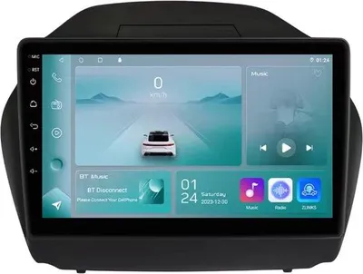Immagine prodotto di Autoradio con Bluetooth e CarPlay per Hyundai Tucson IX35 (2011-2017) – Compatibile con Apple e Android – Impianto stereo – Sistema di navigazione – 1 GB di RAM, 32 GB di memoria