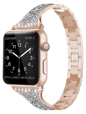 Produktbild von Für Apple Watch Series 11 10 46mm / Ultra 3 2 1 49mm / 9 8 7 45 Diamant Style Armband