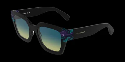 Produktbild von Longchamp LO771S Black/marble turquoise 50/20/140 Damen Sonnenbrillen