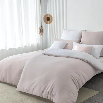 Produktbild von Bettwäsche Set 135x200 6-teilig Beige/Weiß