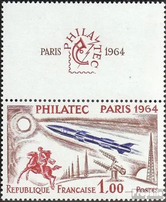 Produktbild von Briefmarken Frankreich 1964 Mi 1480Zf mit Zierfeld (kompl.Ausg.) postfrisch Philatec