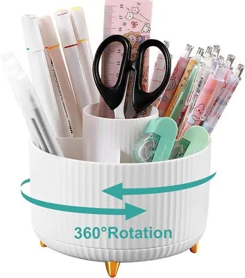 Produktbild von Famanu Büroorganizer 360° drehbar - 5 Fächer