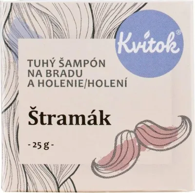 Obrázek produktu pro Kvitok Tuhý šampon na vousy a holení Štramák 25 g