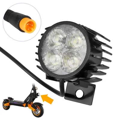 Produktbild von LED Frontlicht + Hupe Higo 3-Pin Für Kamikaze K1 Plus Max E-Scooter