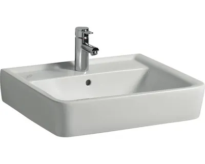 Image de Geberit Renova Plan lavabo, 60x48cm avec vidage, avec vidage, blanc