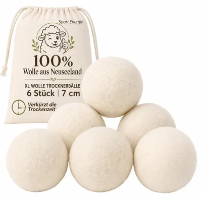 Produktbild von Natürliche Woll-Trocknerbälle, Größe XL