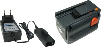 Produktbild von Trade-Shop 2in1 Set: Li-Ion Akku 18V / 4000mAh + Ladegerät inkl. Netzteil kompatibel mit Gardena 8839, 8839-U, 8839-20, 08839-20, 8839-00.701.00