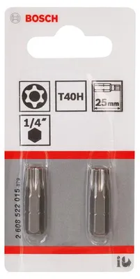 Produktbild von T40H Security-Torx®-Schrauberbit Extra-Hart, 2 Stk.