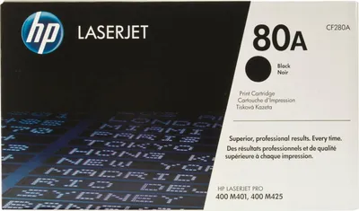 Zdjęcie produktu dla HP 80A toner czarny (CF280A)