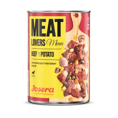 Produktbild von Josera | Hundefutter |  Nassfutter Meat Lovers Menu Beef with Potato 6 x 800g