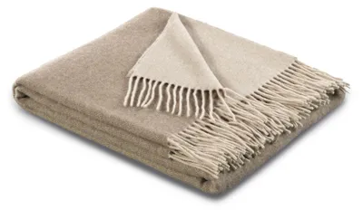 Zdjęcie produktu dla Plaid / Blanket Plaid naturalny piasek 130 x 170 cm