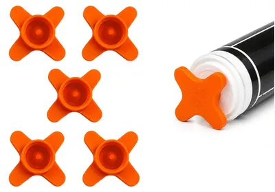 Zdjęcie produktu dla 5X Nakrętka Zatyczka Do Tub Silikonu Kleju Zakrętki Uniwersalne Druk 3D