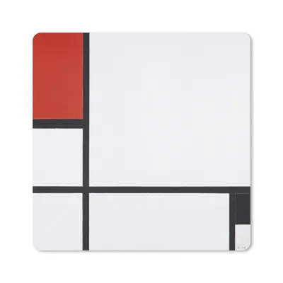 Produktbild von MuchoWow® Mauspad Mousepad Komposition - Piet Mondrian 30x30 cm - Mousepads - Maus Mat - Pad - Mausunterlage - Gaming