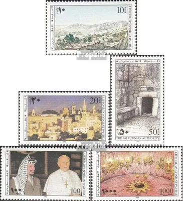 Produktbild von Briefmarken Palästina / Autonomiegebiet 1995 Mi 37-41 (kompl.Ausg.) postfrisch Weihnachten