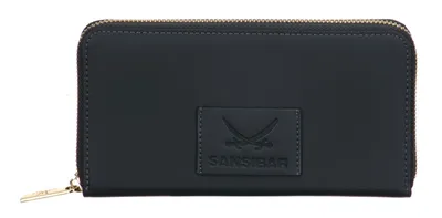 Produktbild von Sansibar Geldbörse Zip Wallet Anthracite blaugrau
