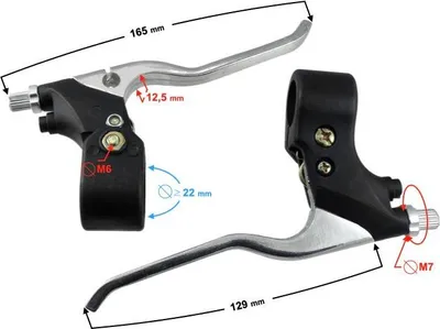 Produktbild von Linker und rechter Bremshebel Pocket Bike