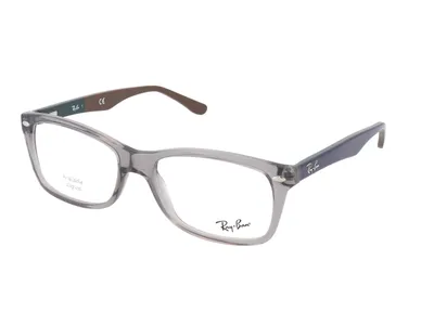 Produktbild von Ray-Ban RB5228, Erwachsener, Uni, Rechteckig, Grau, Blau, Nicht-polarisierte Linse, Azetat