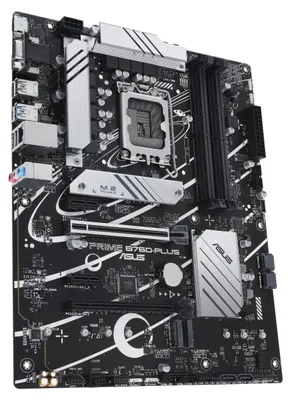 Zdjęcie produktu dla ASUS PRIME B760-PLUS, Intel, LGA 1700, Intel® Celeron®, Intel® Core™ i3, Intel® Core™ i5, Intel® Core™ i7, Intel® Core™ i9,..., LGA 1700, DDR5-SDRAM, 192 GB